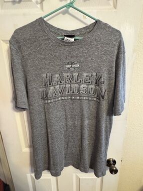 Harley-Davidson Heather Gray Logo Short Sleeve Tee